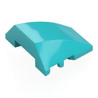 Brick Wedged, Curved 4 x 3 No Studs [Plain]