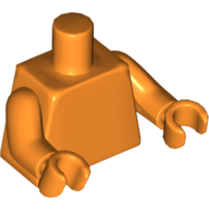 Image of part Torso, Orange Arms, Orange Hands [Plain]