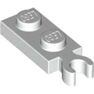 Image of part Plate Special 1 x 2 with Clip Vertical on End
