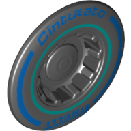 Hub Cap 24mm without Tube with 'PIRELLI Cinturato' print
