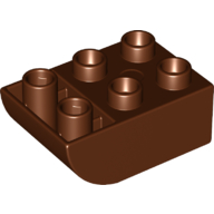 Duplo Brick 2 x 3 with Curved Bottom