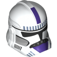 Helmet Clone Trooper Phase 2, Closed Front, Episode 3 with Dark Purple Markings Print