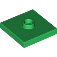 Plate Special 2 x 2 with Groove and Center Stud (Jumper)