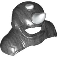 Helmet Armor, Shoulder Cover, White Horns print (Rhino)