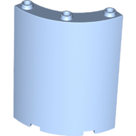 Image of part Panel 4 x 4 x 6 Quarter Cylinder