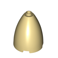 Image of part Cone 3 x 3 x 3 (Elliptic Paraboloid) with Internal Axle Hole