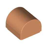 Brick Curved 1 x 1 x 2/3 Double Curved Top, No Studs
