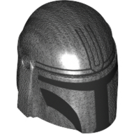 Helmet Mandalorian with Holes, Black Visor Print (Din Djarin)