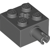 Brick, Modified 2 x 2 with Pin and Axle Hole