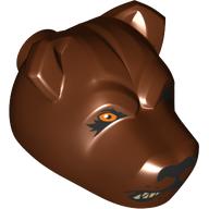 Animal Body Part, Dog Head with One Eye Open Print (Fluffy)