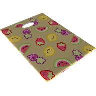 Duplo Bag with Radishes, Lemons, Strawberries, and Watermelon Print