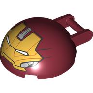 Windscreen 4 x 4 x 1 2/3 Canopy Half Sphere with Handle with Hulkbuster print