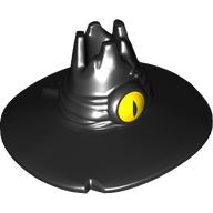 Image of part Hat, Wizard with Wide Brim, Yellow Eye print