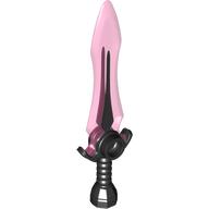 Image of part Weapon Sword with Trans-Dark Pink Blade Pattern
