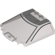 Windscreen 6 x 6 x 1 1/3 with Light Bluish Grey/Black Cockpit Print