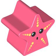 Duplo Brick Special 2 x 2 x 2, Star with Starfish Face Print