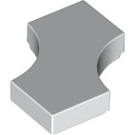 Image of part Tile Special 2 x 2 with 2 Quarter Round Cutouts