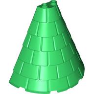 Tower Roof 4 x 8 x 6 Half Cone Shaped with Roof Tiles