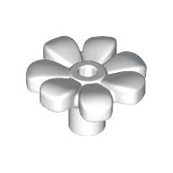 Image of part Plant, Flower, Minifig Accessory with 7 Thick Petals and Pin, Center Ring