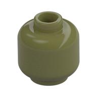 Minifig Head [Plain] [Vented Stud - 2 Holes]