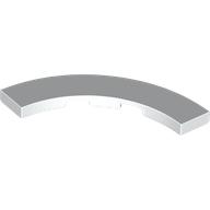 Tile 4 x 4 Curved, Macaroni