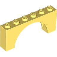 Brick Arch 1 x 6 x 2 - Thin Top without Reinforced Underside [New Version]