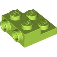 Image of part Plate Special 2 x 2 x 2/3 with Two Studs On Side and Two Raised - Updated Version