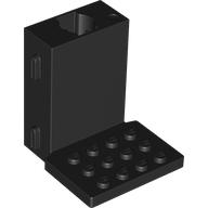 Brick Special 6 x 6  x 5 with Gear Hole, 3 x 4 Plate [PLAIN]