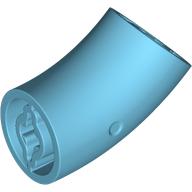 Brick Round 2 x 2 D. Tube with 45° Elbow and Axle Holes (Crossholes) at Each End [LONG]