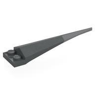 Plate Special 1 x 2 with Angular Extension and Flexible Light Bluish Gray Tip