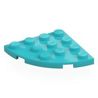 Plate Round Corner 4 x 4