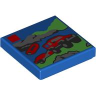 Image of part Tile 2 x 2 with LEGO Set Box print