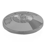 Dish 4 x 4 Inverted with Open Stud [Radar] with Light Bluish Grey Cockpit print
