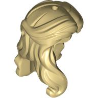 Hair, Long Wavy with Lock on Side