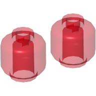 Minifig Head Plain [Vented Stud - 2 Holes]
