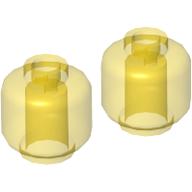 Minifig Head Plain [Vented Stud - 2 Holes]