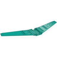 Wing Plate 42 x 12 with Pinholes Dark Turquoise
