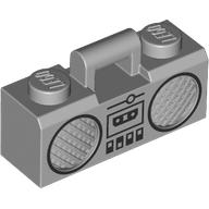 Equipment Radio / Boom Box with Handle and Black Trim Print