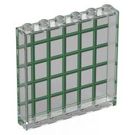 Panel 1 x 6 x 5 with Green Windows Print