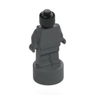 Minifig Trophy Statuette with Black Head pattern