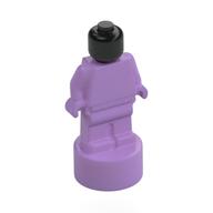 Minifig Trophy Statuette with Black Head pattern
