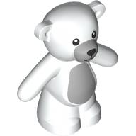 Animal, Bear / Teddy, Arms Down with Light Bluish Grey Snout, Chest print