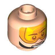 Minifig Head with print