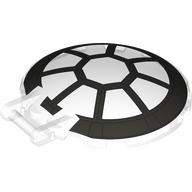 Dish 6 x 6 Inverted - No Studs with Handle with SW 8 Spoke Radial Cockpit Print