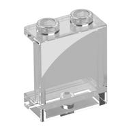 Panel 1 x 2 x 2 [Side Supports / Hollow Studs] with White Corner Left print