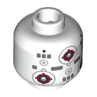 Minifig Head with print