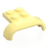 Wheel Arch, Mudguard 3 x 4 with 2 x 2 Plate