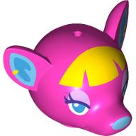 Minifig Head Special Fuchsia