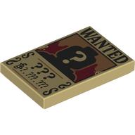 LEGO part Tile 2 x 3, One Piece Prints [All Tiles]