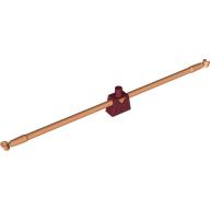 Torso with Dark Red Vest, Gold Buttons print, Nougat Long Rubber Arms, Hands